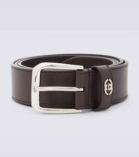 Ceinture Interlocking G en cuir - Gucci - Modalova