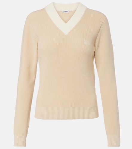Pull Double L en coton et laine - Loewe - Modalova