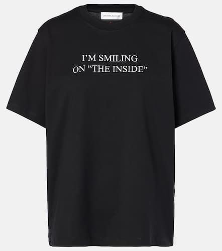 T-shirt imprimé en coton - Victoria Beckham - Modalova