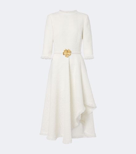 Robe midi à franges - Oscar de la Renta - Modalova