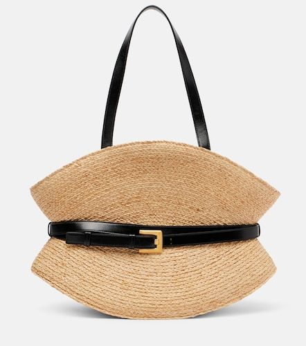 Cabas Shuffle Medium en raphia - Balmain - Modalova