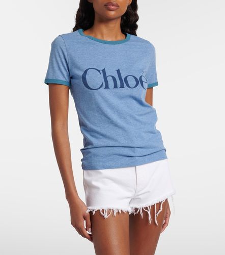 Chloé T-shirt à logo - Chloe - Modalova