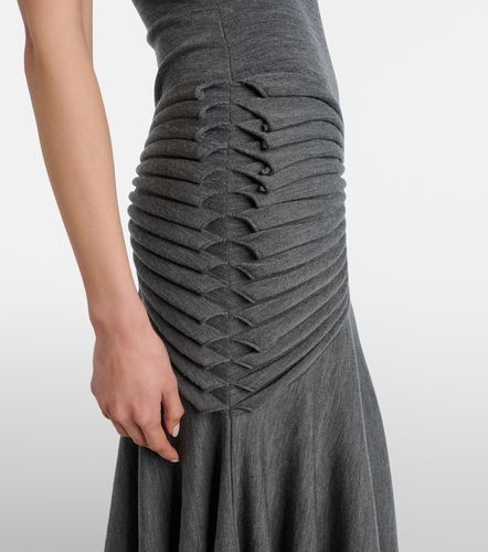 Alaïa Robe midi en laine - Alaia - Modalova