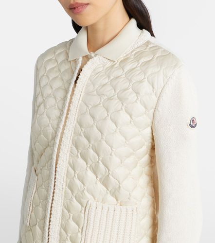 Cardigan à fermeture zippée - Moncler - Modalova
