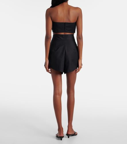 Short à taille haute en coton mélangé - Adriana Degreas - Modalova