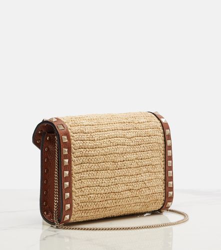 Sac Rockstud Mini en raphia - Valentino Garavani - Modalova