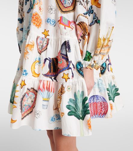 Robe imprimée en coton à ornements - Camilla - Modalova
