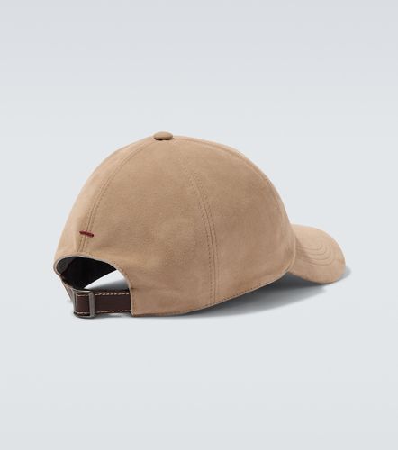 Casquette en daim à logo - Brunello Cucinelli - Modalova