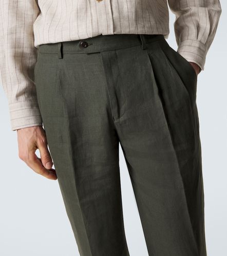 Rubinacci Pantalon ajusté en lin - Rubinacci - Modalova