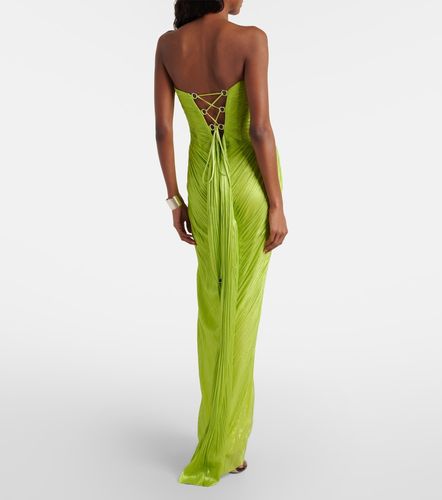 Robe longue Stephanie en tulle de soie - Maria Lucia Hohan - Modalova