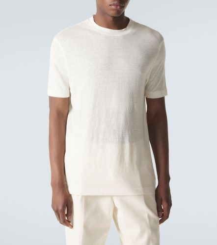 T-shirt en lin mélangé - Thom Sweeney - Modalova