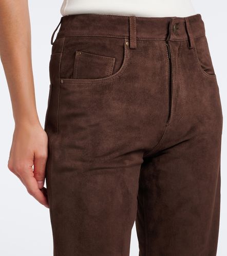 Arma Pantalon droit en daim - Arma - Modalova