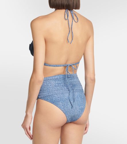 Haut de bikini triangle à fleurs - Magda Butrym - Modalova