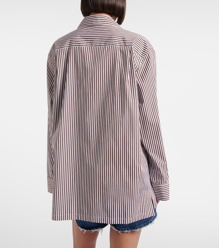 Chemise en coton et soie à rayures - Dolce&Gabbana - Modalova