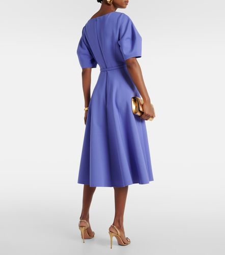 Robe midi en laine mélangée - Oscar de la Renta - Modalova