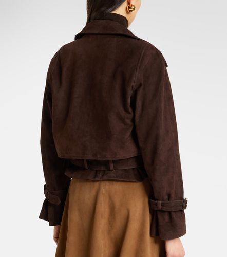 Veste courte Hatti en daim - Nour Hammour - Modalova
