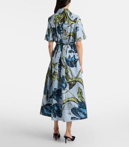 Erdem Robe midi en coton à fleurs - Erdem - Modalova