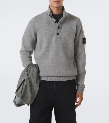 Pull Compass en laine mélangée - Stone Island - Modalova