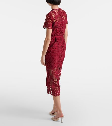 Self-Portrait Robe midi en dentelle - Self-Portrait - Modalova