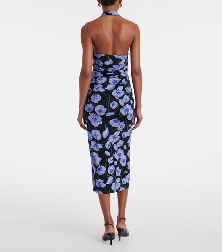 Robe midi à fleurs - Carolina Herrera - Modalova