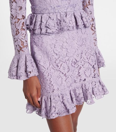 Robe en dentelle à fleurs - Valentino - Modalova