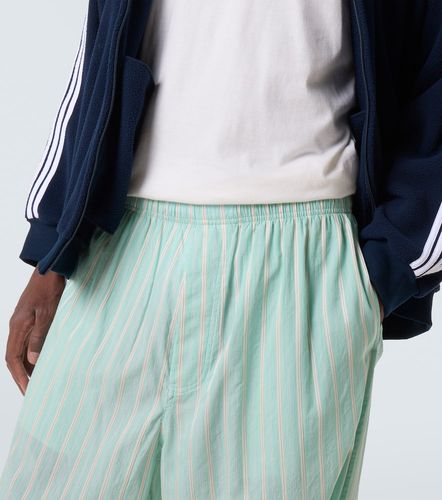 Pantalon de pyjama rayé à taille mi-haute - Balenciaga - Modalova