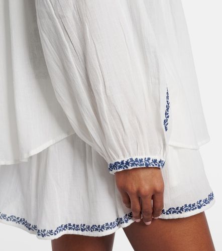 Blouse Lena brodée en coton - Marant Etoile - Modalova