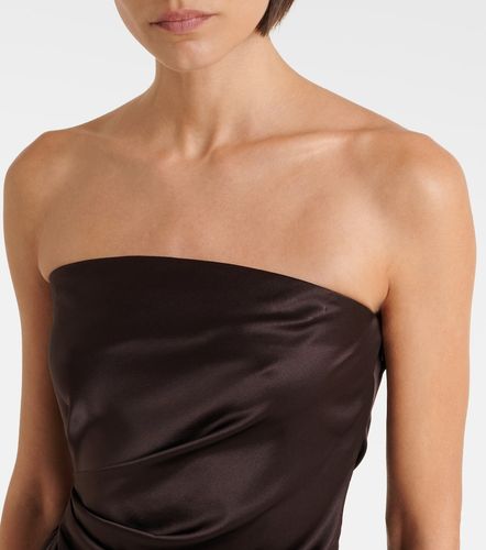 Robe asymétrique Adriana en soie mélangée - Staud - Modalova
