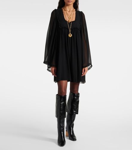 Chloé Bottes Georgia 90 en cuir - Chloe - Modalova