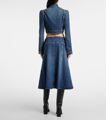 Alaïa Veste raccourcie en jean - Alaia - Modalova