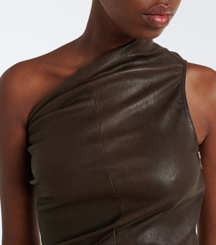 Top Athena en cuir et coton - Rick Owens - Modalova