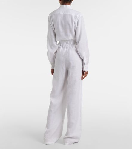 Pantalon ample Valerio en lin - Loro Piana - Modalova