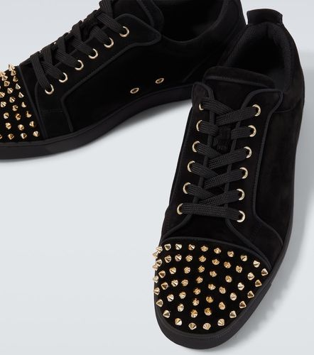 Baskets Louis Junior Spikes en daim à ornements - Christian Louboutin - Modalova