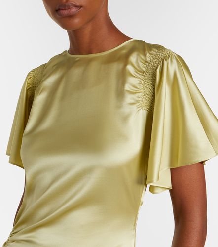 Robe longue Huntleigh en soie mélangée - Veronica Beard - Modalova