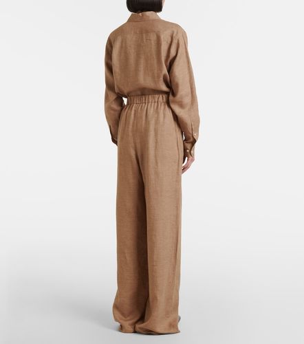 Pantalon ample Valerio en lin - Loro Piana - Modalova