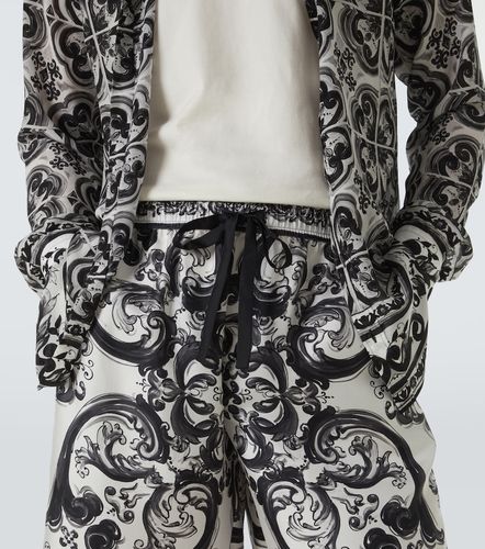 Short Majolica en soie - Dolce&Gabbana - Modalova