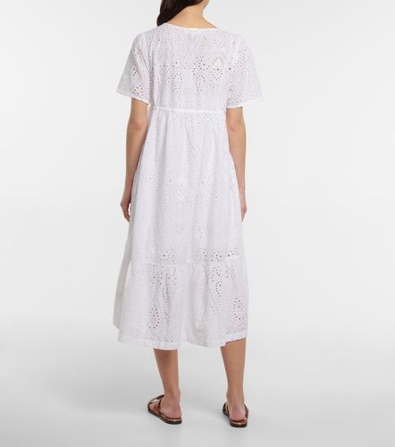 Robe midi en coton à broderies anglaises - Heidi Klein - Modalova