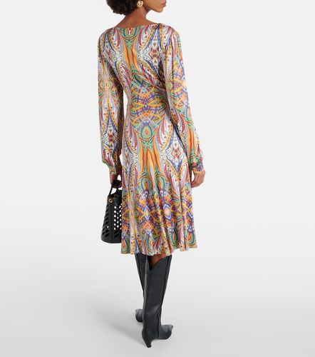 Etro Robe midi imprimée en jersey - Etro - Modalova