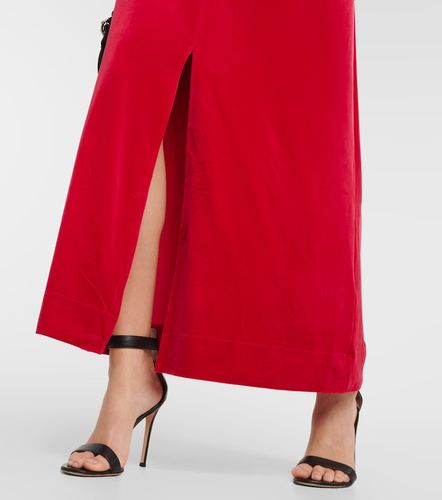 Ganni Robe midi en velours - Ganni - Modalova