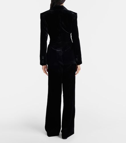 Pantalon ample Alex à taille haute en velours - Veronica Beard - Modalova