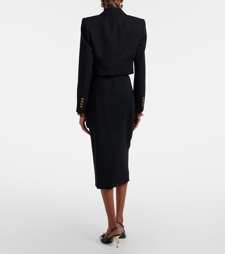 Jupe crayon en laine mélangée - Dolce&Gabbana - Modalova