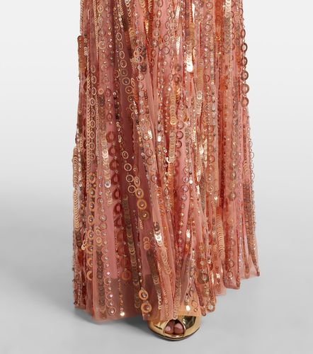 Robe longue Da Vinci à ornements - Jenny Packham - Modalova
