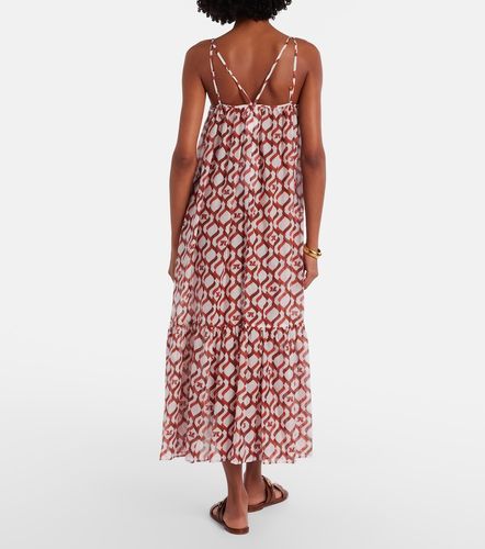 Robe midi Alisso en coton et soie - Max Mara - Modalova