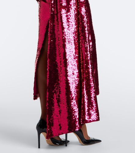 Robe longue bustier à sequins - Alex Perry - Modalova