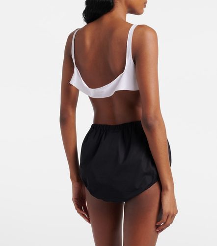 Top brassière en crêpe de Chine - Prada - Modalova