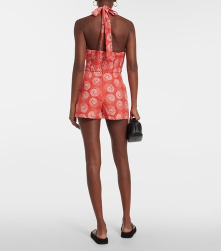 Staud Short Oscar imprimé en lin - Staud - Modalova