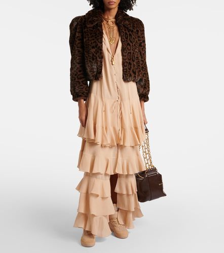 Chloé Baskets Kick en cuir et daim - Chloe - Modalova
