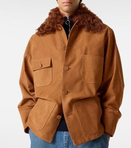 Plan C Veste en daim et shearling - Plan C - Modalova