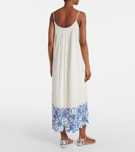 Robe midi Juliette brodée en coton - Velvet - Modalova