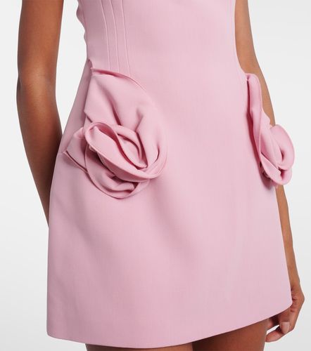 Robe en laine mélangée à fleurs - Magda Butrym - Modalova